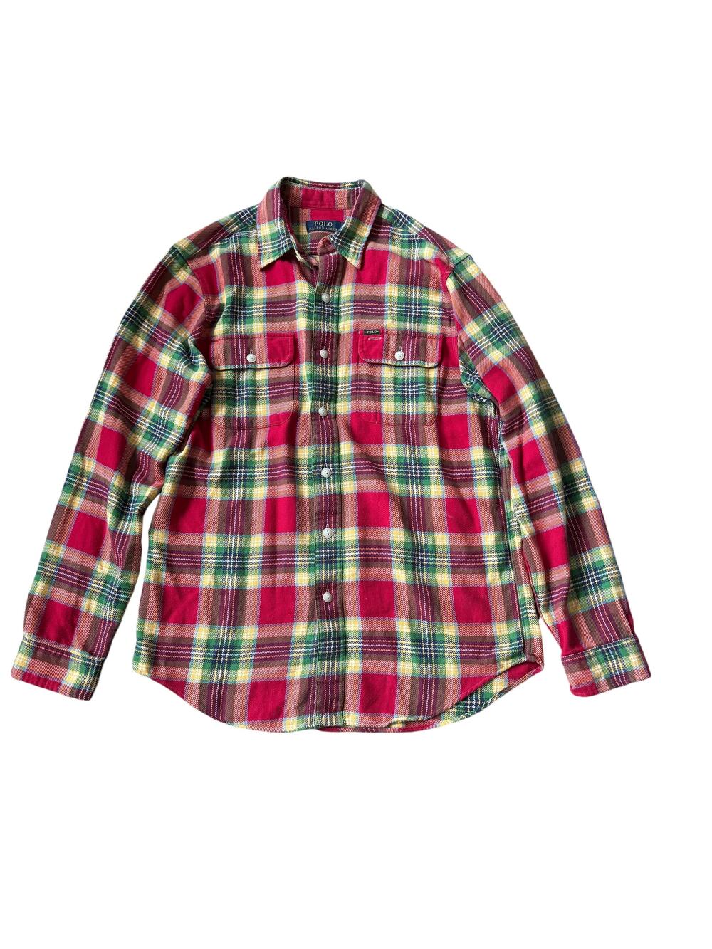 Polo Ralph Lauren Plaid Flannel Shirt Red